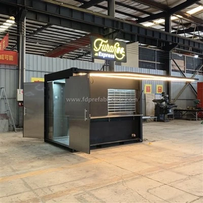 10ft fraktcontainerkaffebar till Australien