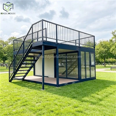 Double Story Container Showroom till salu